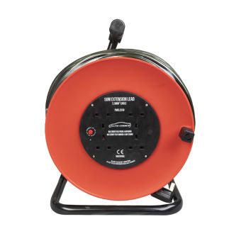 Auto Choice PMEL2550 50m 2.5mm² Extension Lead Box of 2