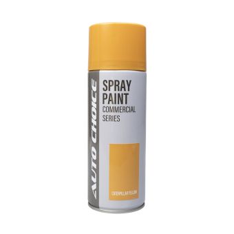Auto Choice PMSPCY Caterpillar Yellow Spray Paint 400ml