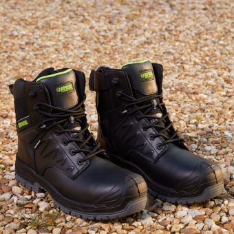 Apache Black S7S Waterproof Safety Boots – HRO, LG, FO, SC, SR