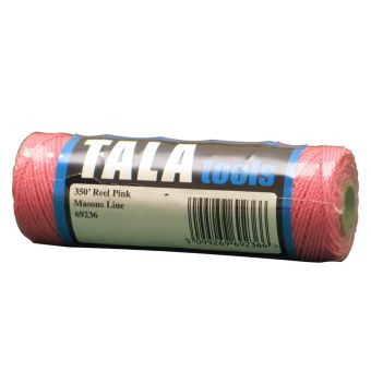 TALA Tools TAL69236 Braided Mason’s Line Pink 106m (350ft)