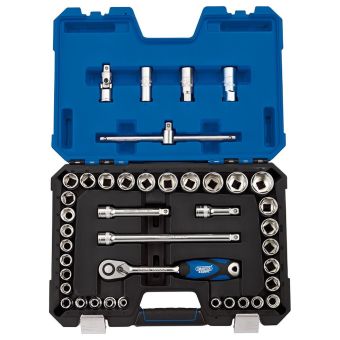 Draper Expert 16453 1/2 Sq Dr 41 piece socket set open case