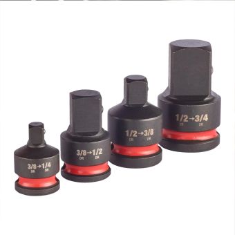 Milwaukee 4932480356 ½″ SHOCKWAVE™ Impact Duty Socket Adaptor Set (4 pc)