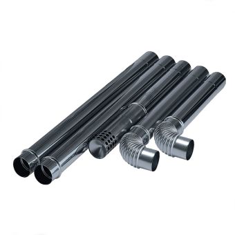 Jefferson Tools JEFHTINDFLK 8 Piece Flue Kit for Infrared Oil Heaters