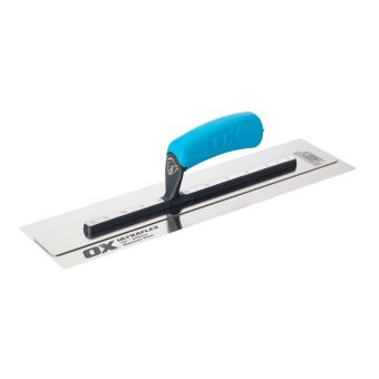 OX Pro UltraFlex Finishing Trowel 405 x 110mm 16in Stainless Steel