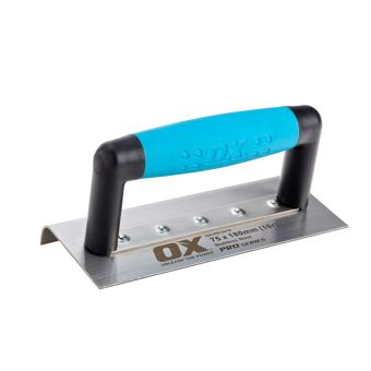 OX Tools Pro Stainless Steel Narrow Edger 75 x 180mm 10mm Radius OX P014410