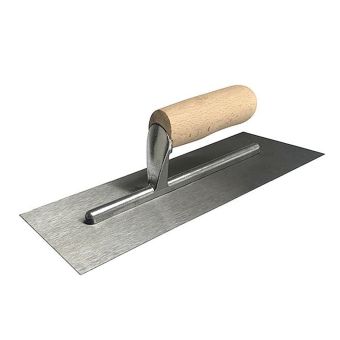 TALAtools TAL69028 Plastering Trowel with Wooden Handle – 280 × 120mm (11 × 4¾in) 