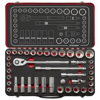 Sealey Premier Platinum AK7925 1/2in Drive Metric/Imperial Socket Set 40pc