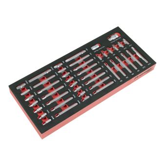 Sealey Premier TBT60 TRX-Star*, Hex & Spline Bit Set with Tool Tray 44pc product image