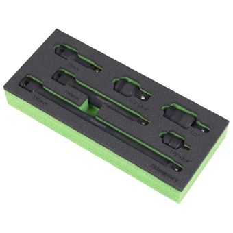 Sealey Siegen S01323 1/2in Drive Impact Adaptor & Extension Bar Set 6pc
