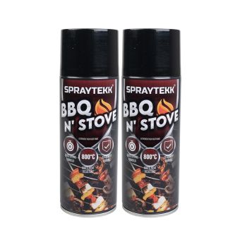 Spraytekk STBBQX2 BBQ & Stove Paint Box of 18 Twin Packs 36 x 400ml