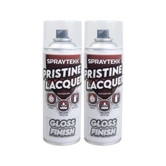 Spraytekk STGLX2 Gloss Lacquer 400ml Twin Pack