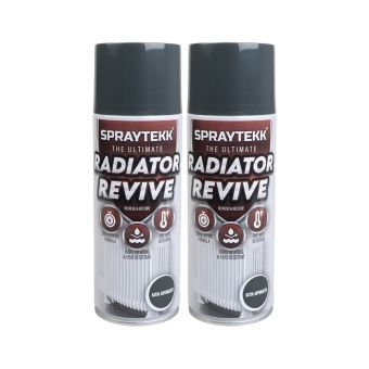Spraytekk STSARPX2 400ml Satin Anthracite Radiator Paint Box of 18 Twin Packs.
