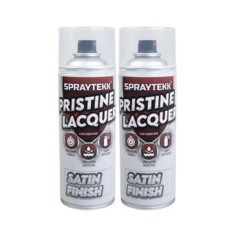 Spraytekk STSLX2 Satin Lacquer 400ml Twin Pack