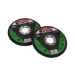 VEWERK 40 Grit Zirconium Flap Discs 115mm Type 29 – Pack of 10
