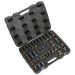 Sealey Premier AK5636M Lock-On 1/2in Drive Metric Impact Socket Set 34pc product image