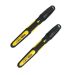 Stanley STA047314 Black Chisel Tip Permanent Markers Pack of 2