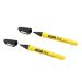 Stanley STA047316 Fine Tip Permanent Markers Black Pack of 2