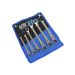 US Pro 3475 Professional 6 Piece Metric Flexi Double Ring Gear Ratchet Wrench Set