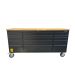 US SNAP MAC 72 Inch 15 Drawer Matt Black Work Bench Tool Cabinet