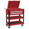 Sealey Superline PRO AP760M Heavy-Duty Mobile Tool & Parts Trolley Red