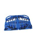US PRO 16-piece T-handle hex ball/hex and star/tamper star key set in storage case (Code 1587)