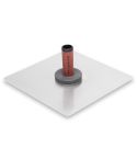 Marshalltown 1D Aluminium Plastering Hawk 13" x 13" with DuraSoft® Handle