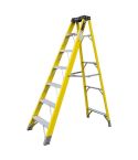 Jefferson Tools JEFLADFGLS07 7 Tread Fibreglass Step Ladder