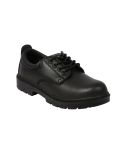 Black S3 4-Eye Safety Shoes – Steel Toe Cap, Water Resistant, SRA Rated