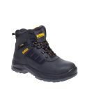 DeWalt Douglas Black Waterproof Safety Boot – Steel Toe Cap, Heat & Slip Resistant Work Boot