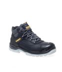 DeWalt Laser Black Safety Hiker – Waterproof Leather Work Boot with Steel Toe & Midsole