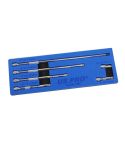 US PRO 4189 6-Pc 1/4″ Drive Wobble Extension Bar Set (32–275 mm)