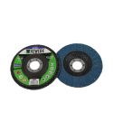 VEWERK 8229 Zirconium Flap Discs 120 Grit Type 29 – 115 × 22.2mm