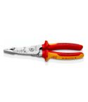 KNIPEX WireStripper 13 76 200 ME Metric VDE Wire Stripping Pliers 200mm
