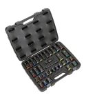 Sealey Premier AK5636M Lock-On 1/2in Drive Metric Impact Socket Set 34pc product image