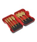 Sealey AK3707FW Titanium Coated Flat Wood Drill Bit Set 7pc product image