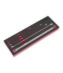 Sealey Premier AK63110 Extra-Long Double End Ring Spanner Set in EVA Foam Tray 5pc product image