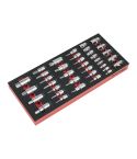 Sealey Premier TBT61 Socket Bit Set with Tool Tray 37pc product image