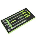 Sealey Siegen S01325 3/8in Drive Ratchet, Breaker Bar & Torque Wrench Set 7pc
