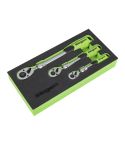 Sealey Siegen S01285 Extendable Ratchet Wrench Set 3pc product image