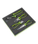 Sealey Siegen S01298 Comfort Grip Pliers Set 4pc product image
