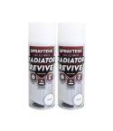 Spraytekk STSWRPX2 Satin White Radiator Paint Twin Pack 2 x 400ml