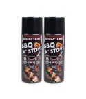 Spraytekk STBBQX2 BBQ & Stove Paint Twin Pack 2 x 400ml
