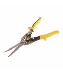 Stanley STA214566 Yellow Long Aviation Snips Straight Cut 250mm
