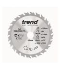 Trend CSB/13624TA Wood Cordless Circular Saw Blade 136mm 24 Tooth