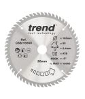 Trend CSB/16560 Wood Circular Saw Blade 165mm x 20mm x 60T