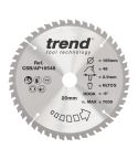 Trend CSB/AP16548 Aluminium & Plastic Circular Saw Blade 165mm x 20mm x 48T