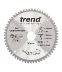 Trend CSB/AP19060 Aluminium & Plastic Circular Saw Blade 190mm x 30mm x 60T