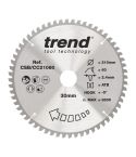 Trend CSB/CC21060 Wood Mitre Saw Blade 210mm x 30mm x 60T