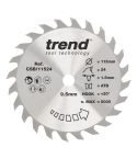 Trend CSB/11524 Wood Circular Saw Blade 115mm x 9.5mm x 24T