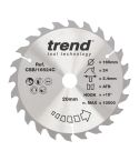 Trend CSB/16524C Wood Circular Saw Blade 165mm x 20mm x 24T